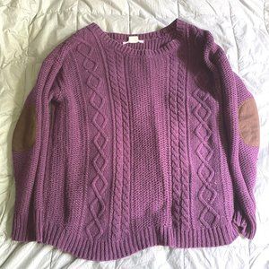 Francesca's | Oversize Purple Sweater | M